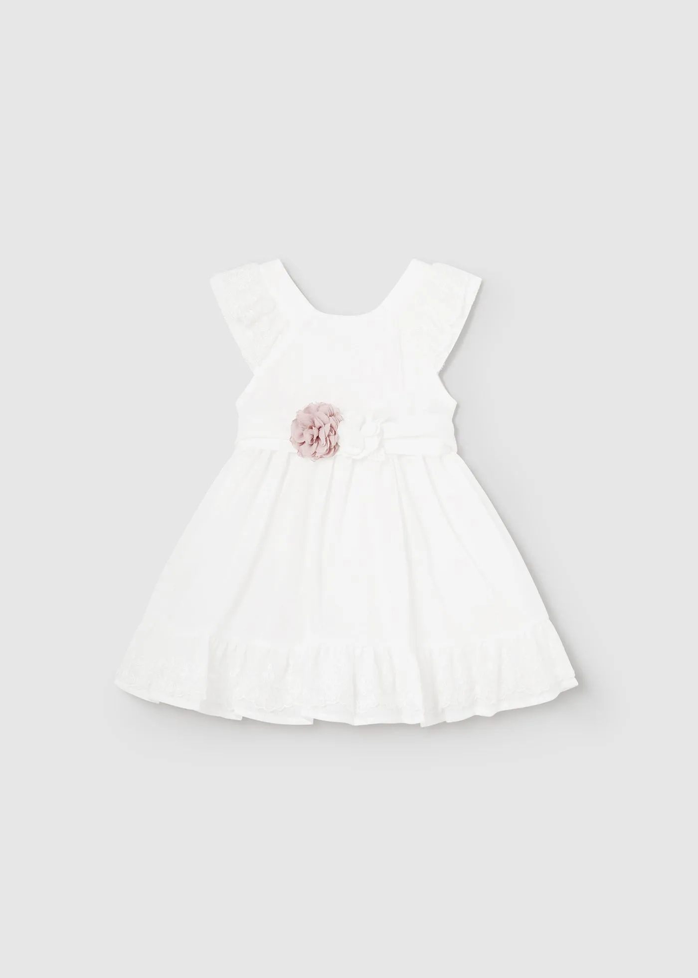 1903 - Dress for baby girl - White