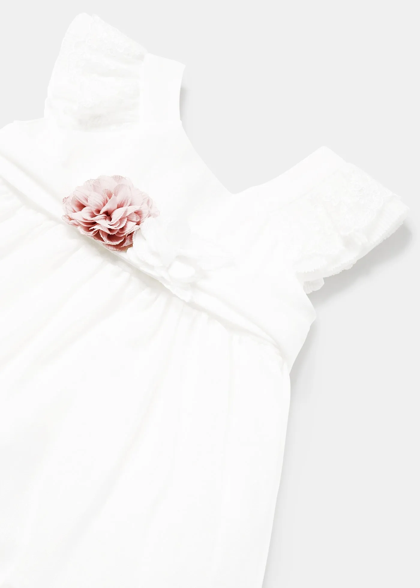 1903 - Dress for baby girl - White