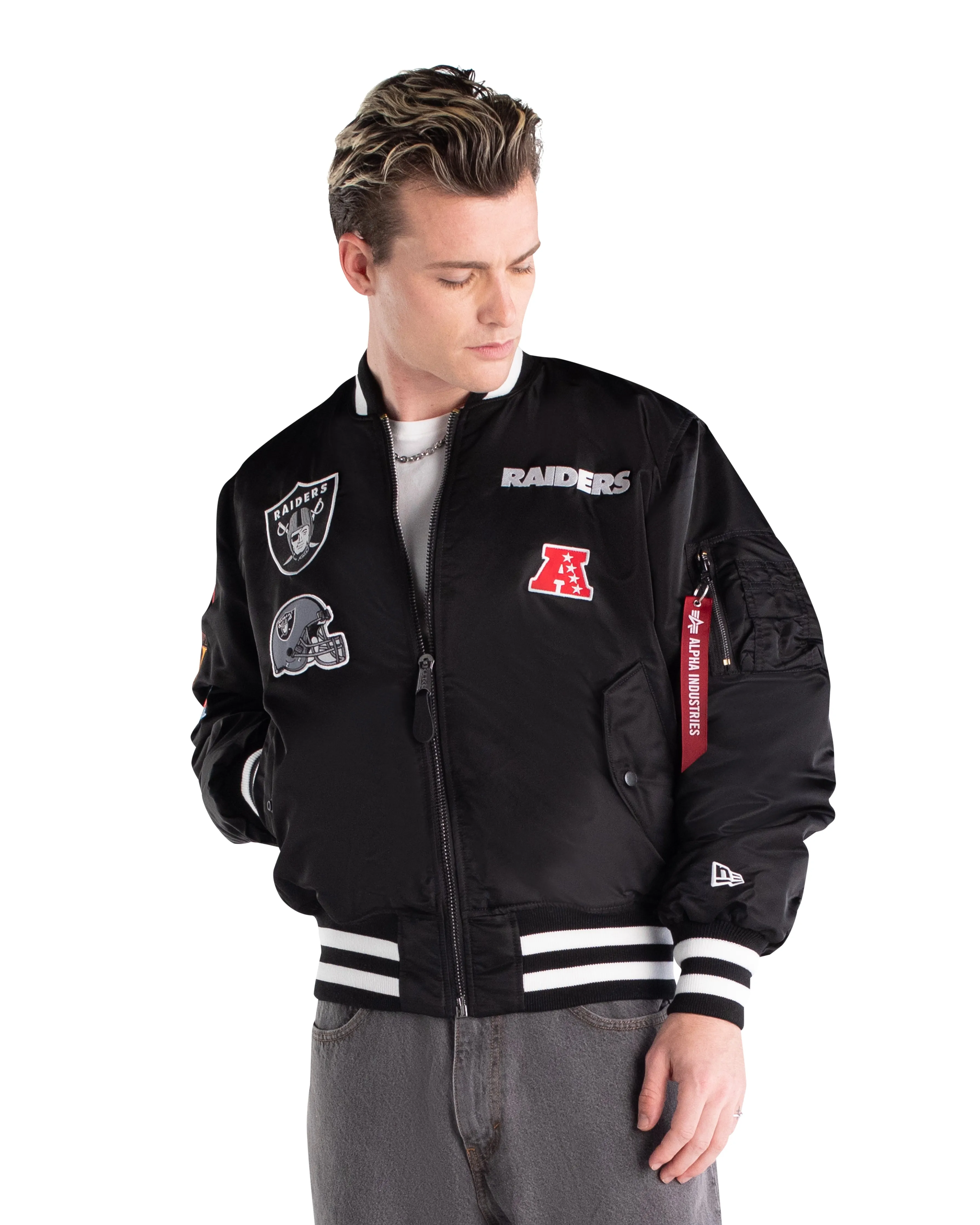 Alpha Industries X Chicago Bears MA-1 Bomber Jacket