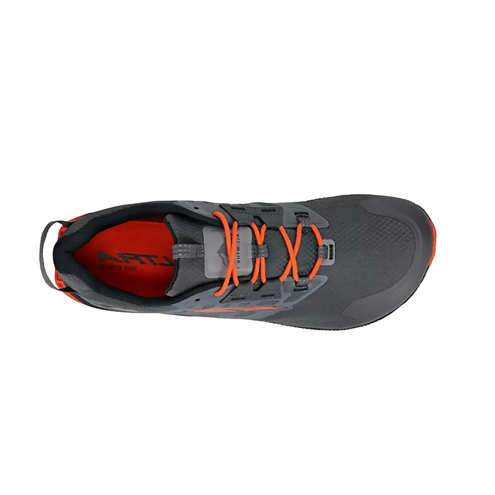 Altra Lone Peak All Weather Low 2 Mens Grey/Orange