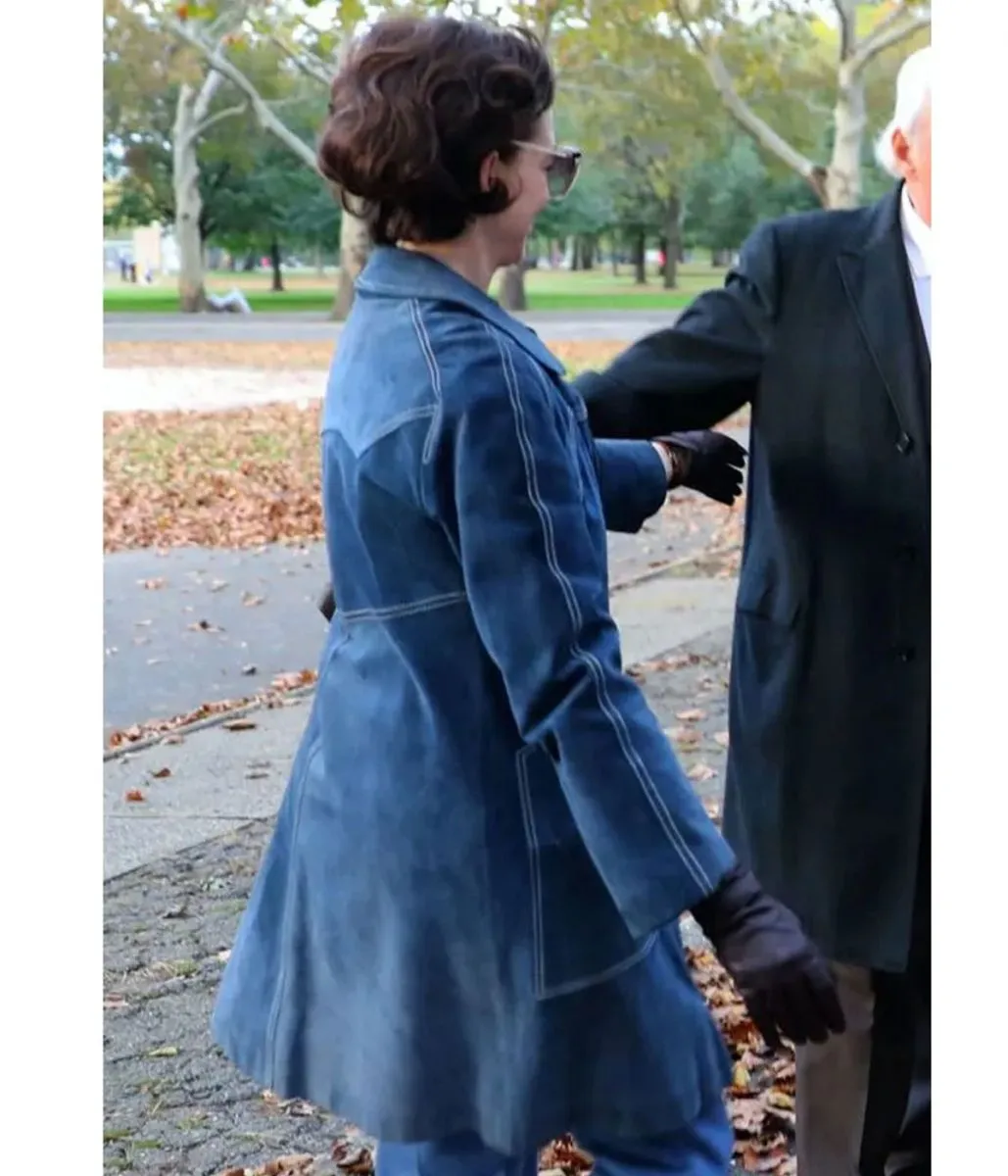 Armageddon Time Anne Hathaway Denim Blue Coat