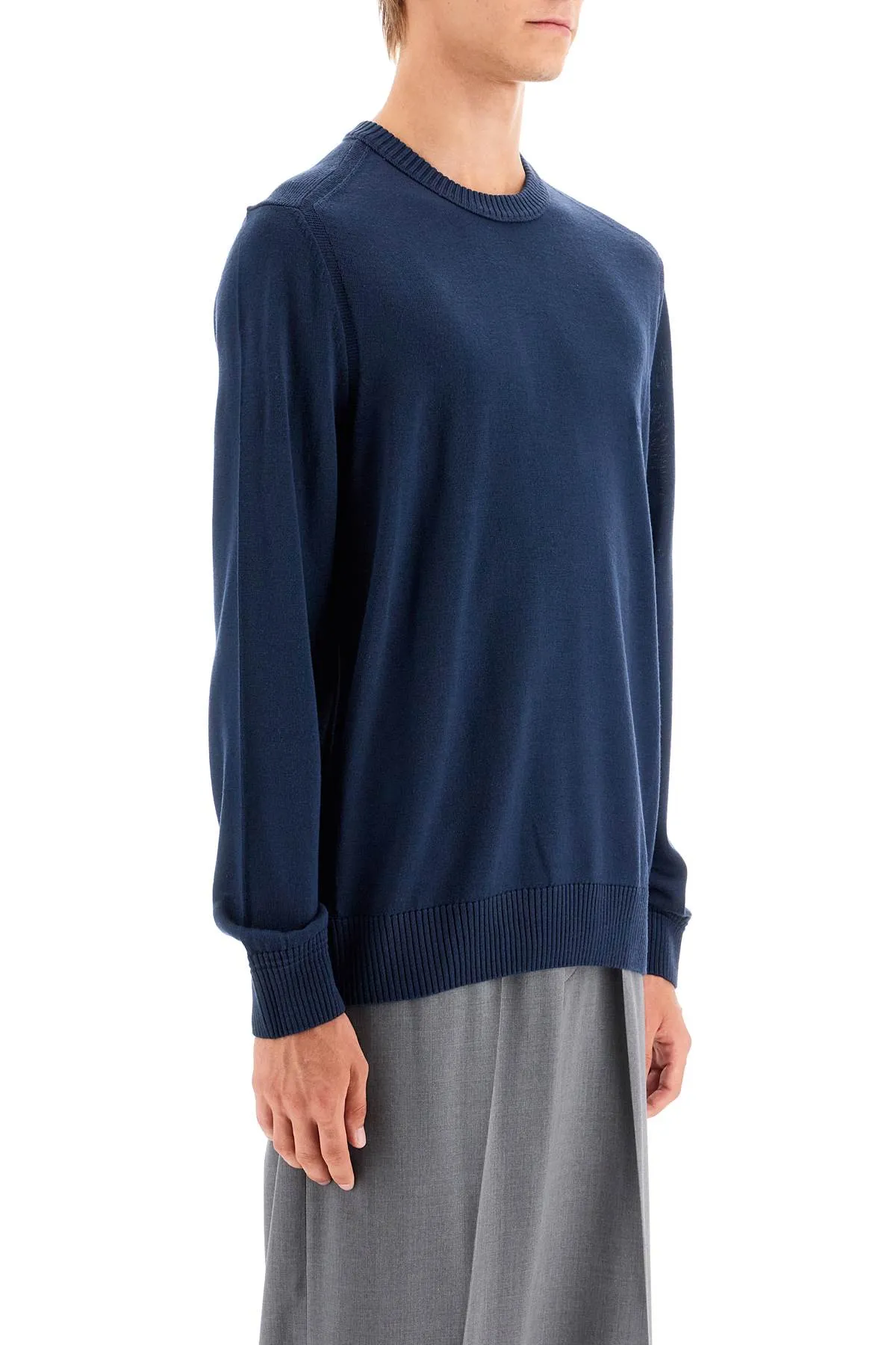 avac wool blend pullover 50501762 OPEN BLUE