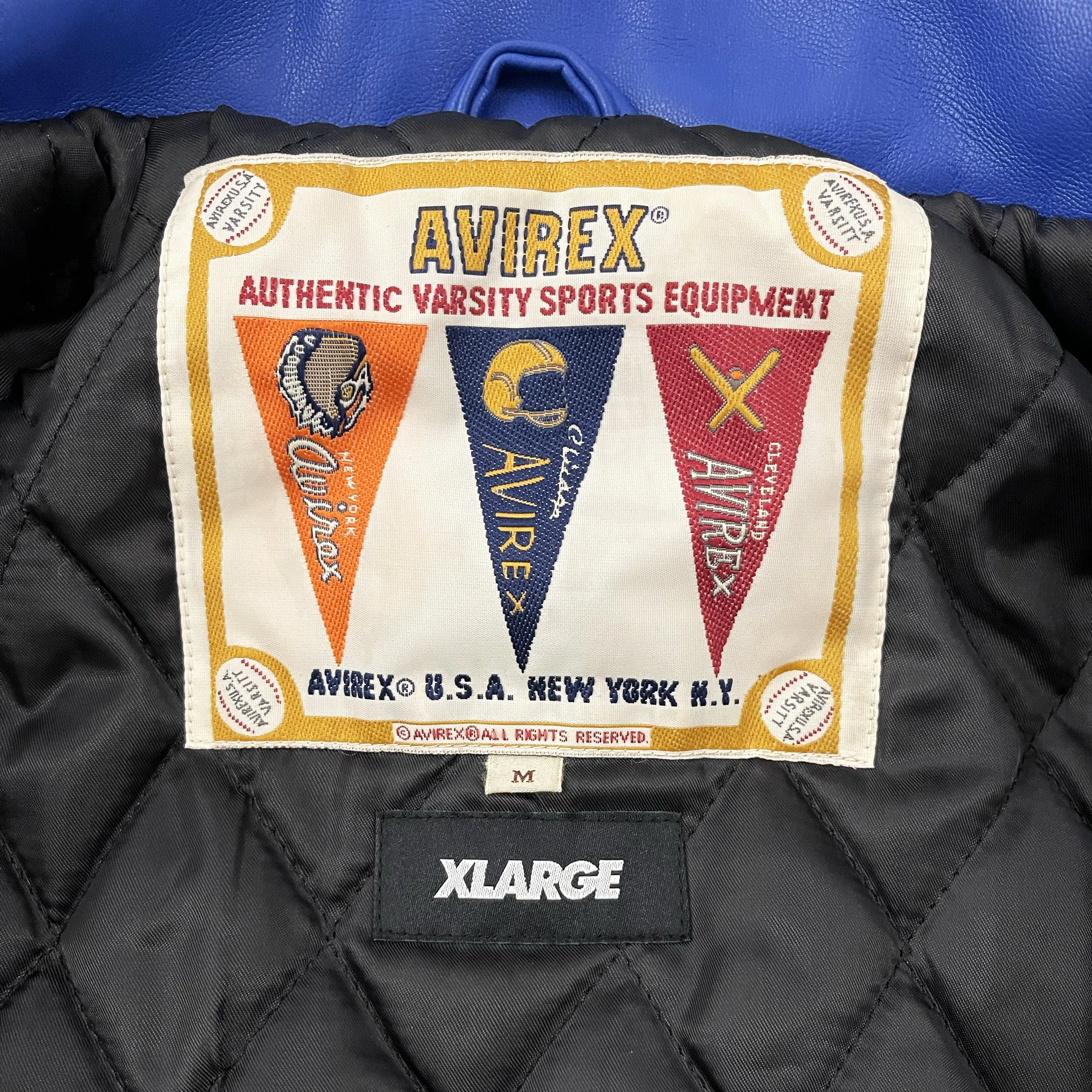 Avirex Icon Leather Varsity Jacket