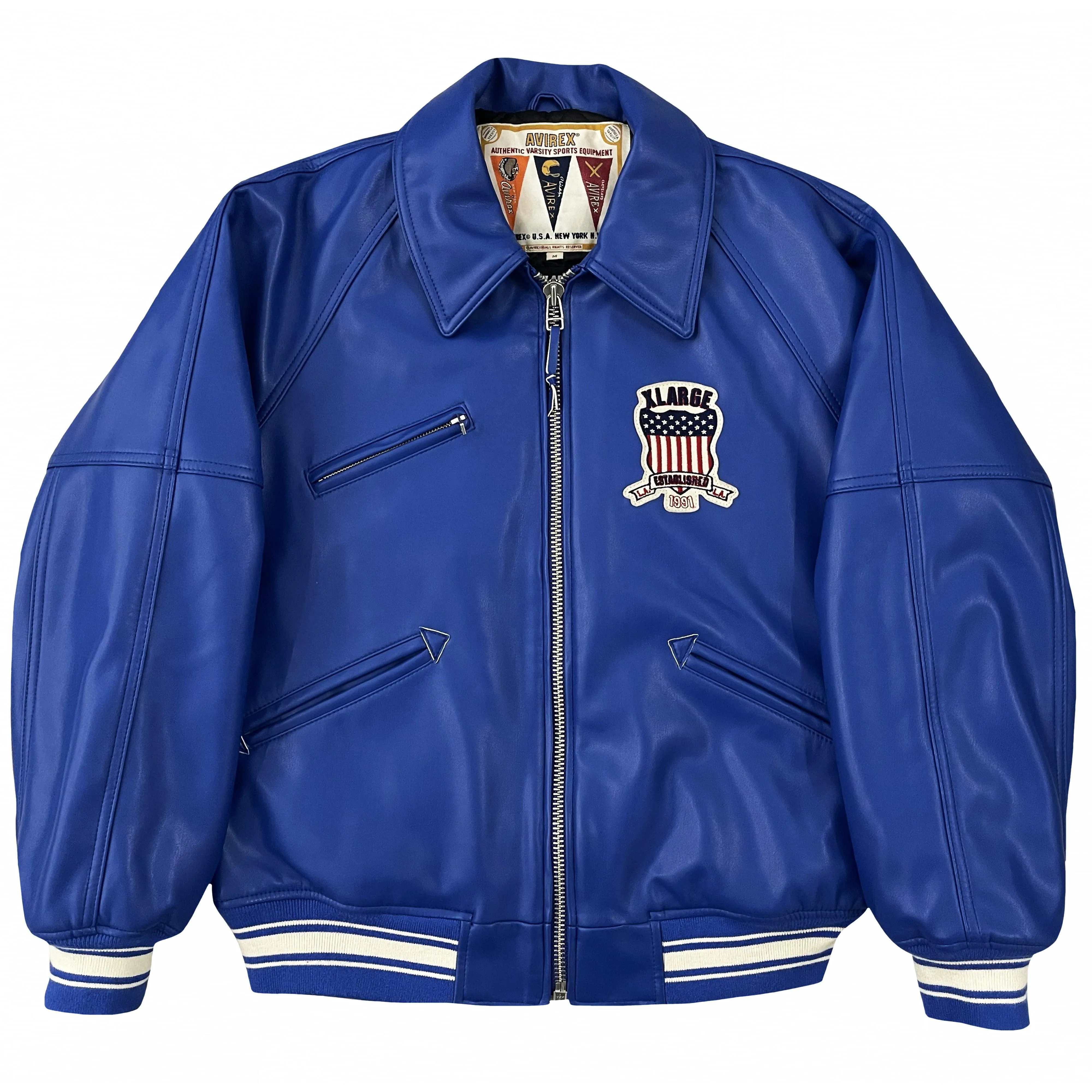 Avirex Icon Leather Varsity Jacket