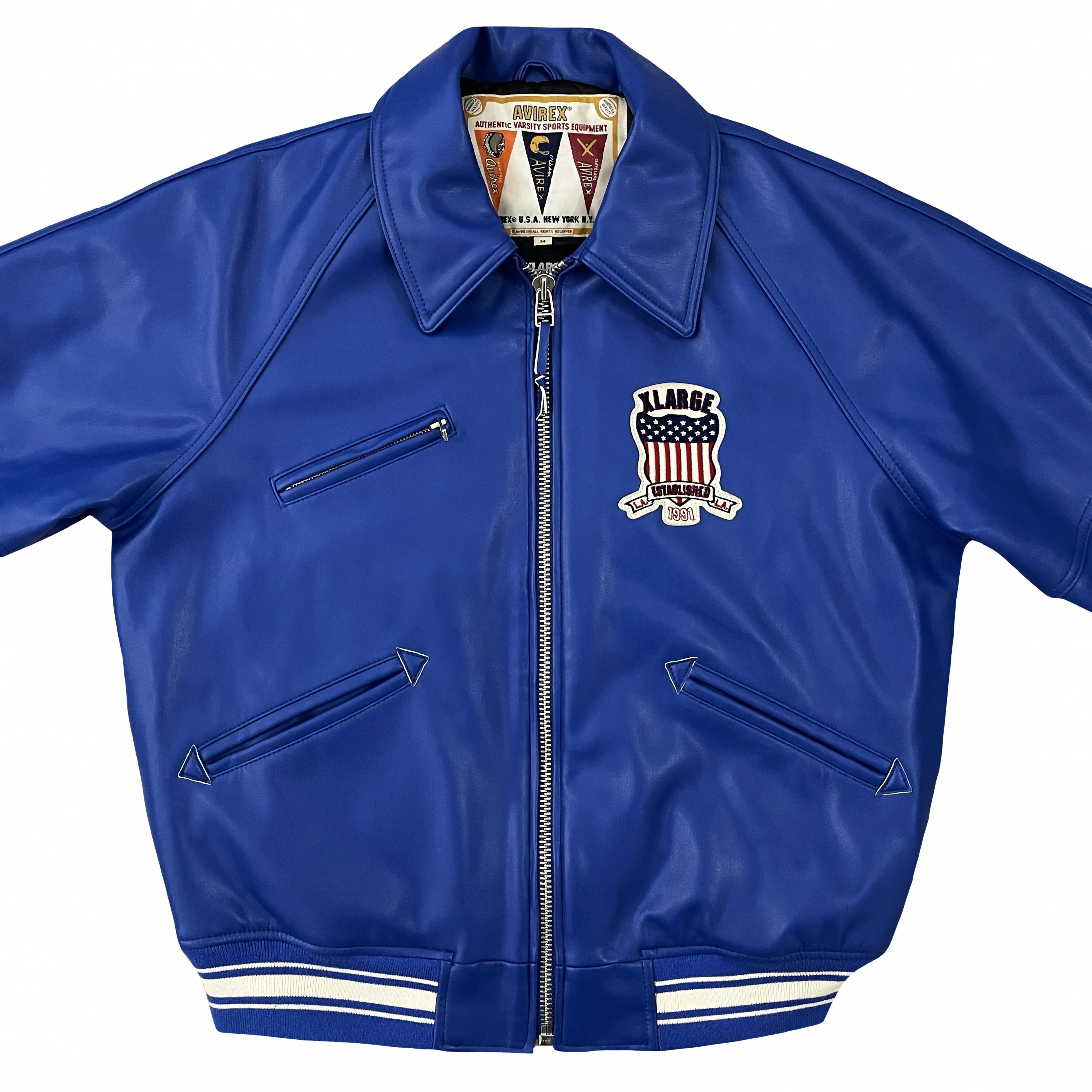 Avirex Icon Leather Varsity Jacket