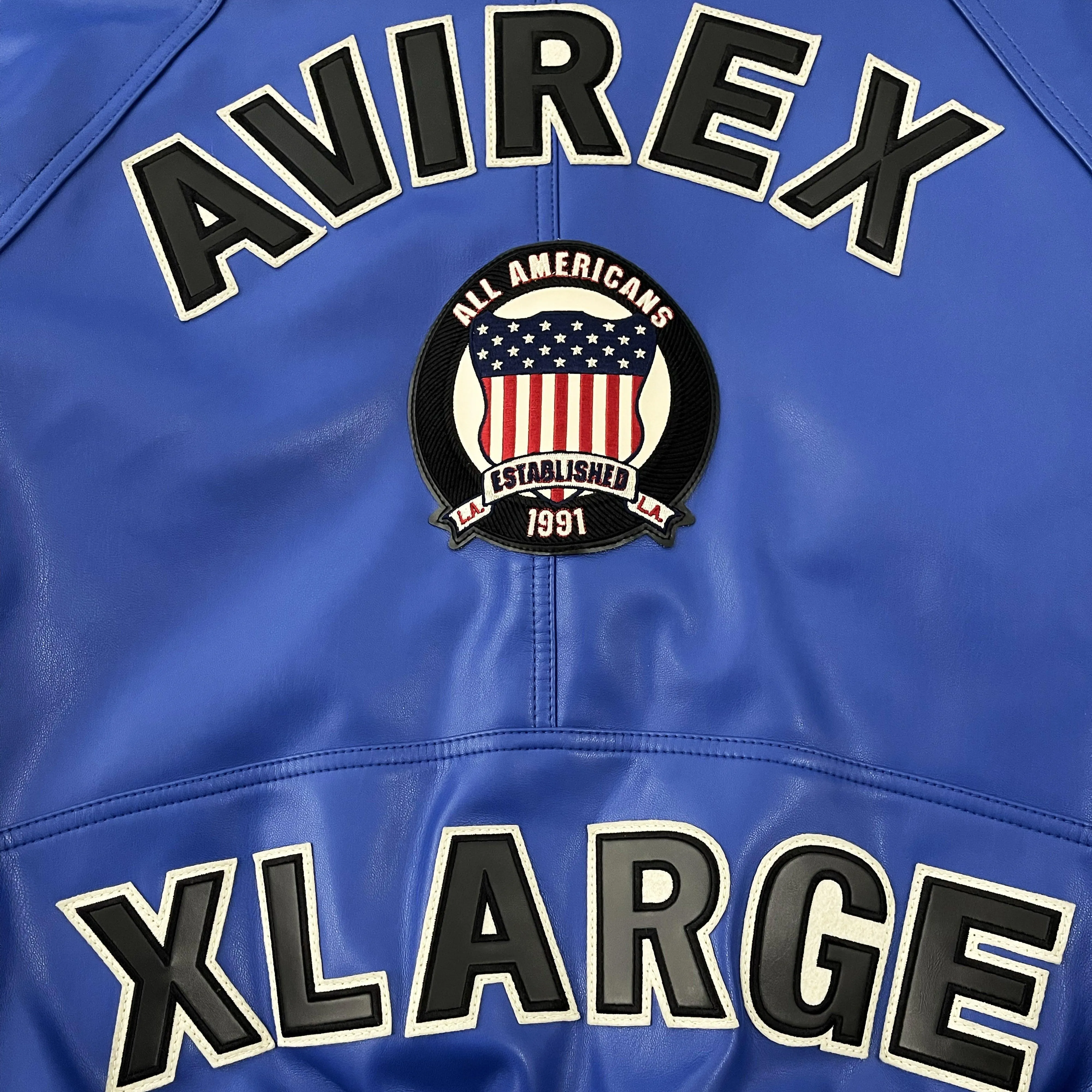 Avirex Icon Leather Varsity Jacket