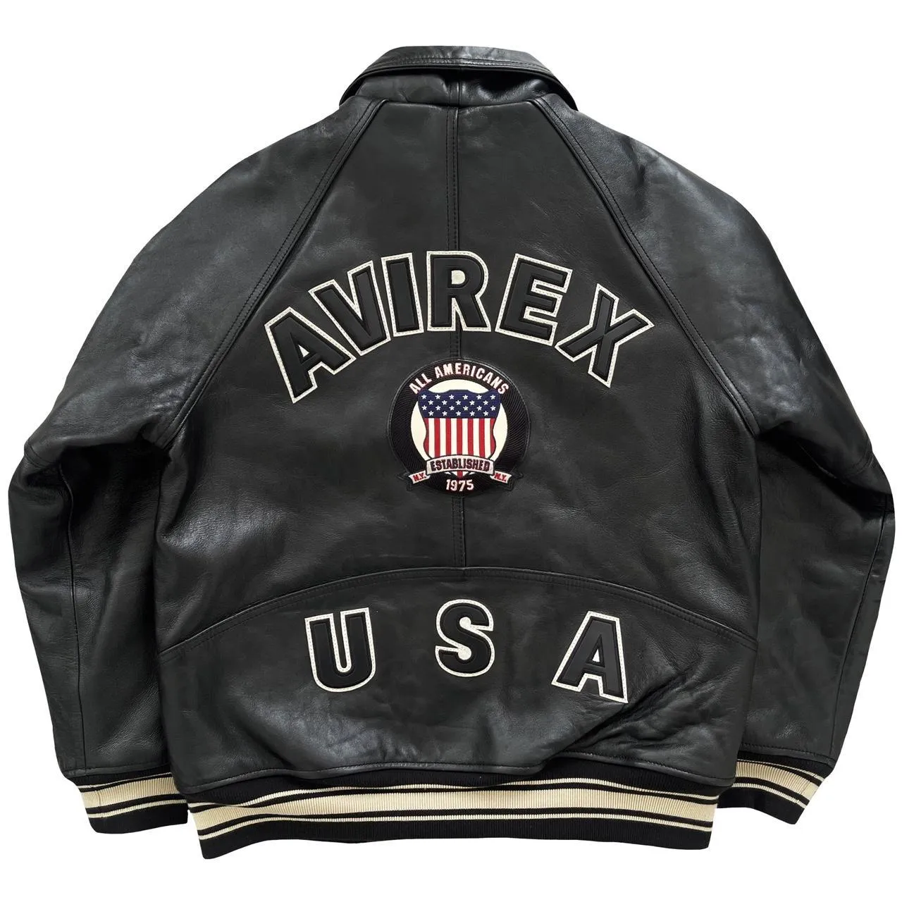 Avirex Leather Varsity Jacket