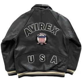 Avirex Leather Varsity Jacket