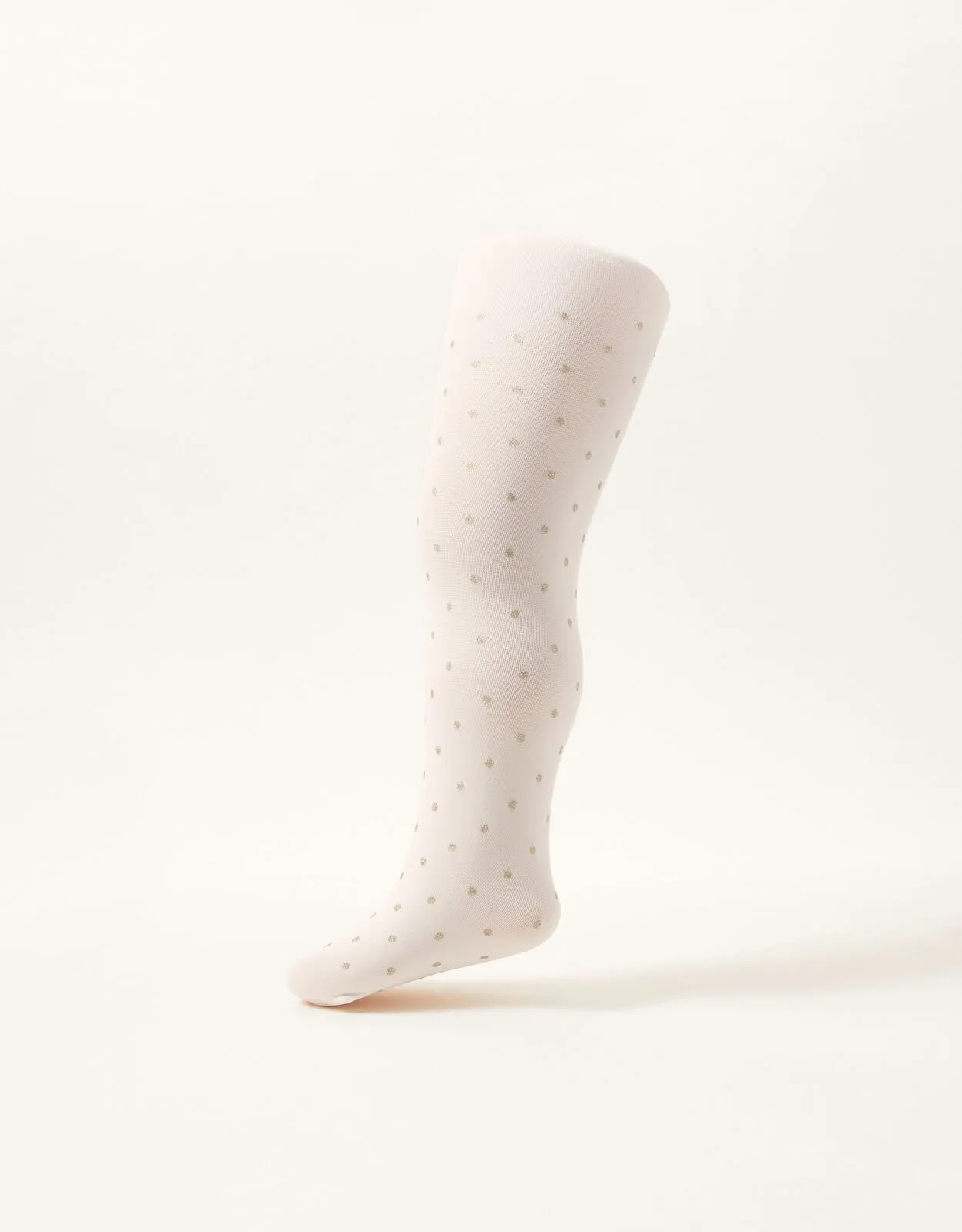 Baby Glitter Spot Tights Gold