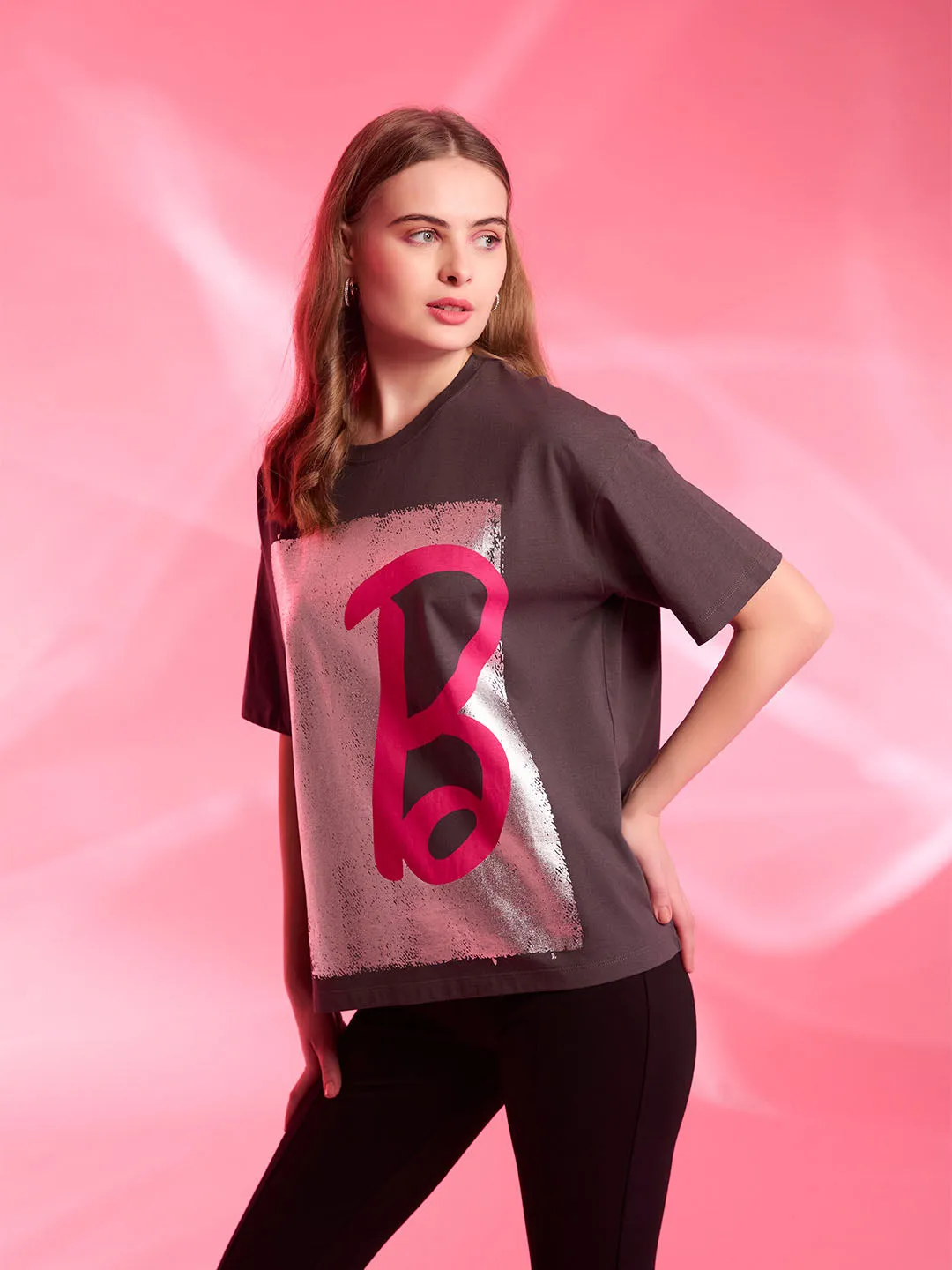 Barbie Mattel Foil Printed T-Shirt