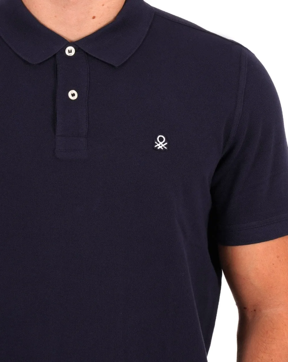 Benetton Polo Shirt Navy