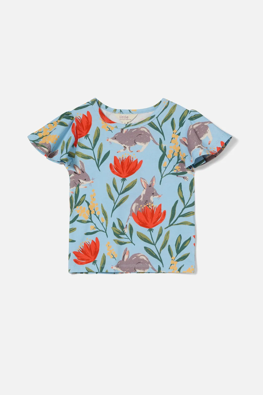 Bilby Kids Short Sleeve Flounce Tee