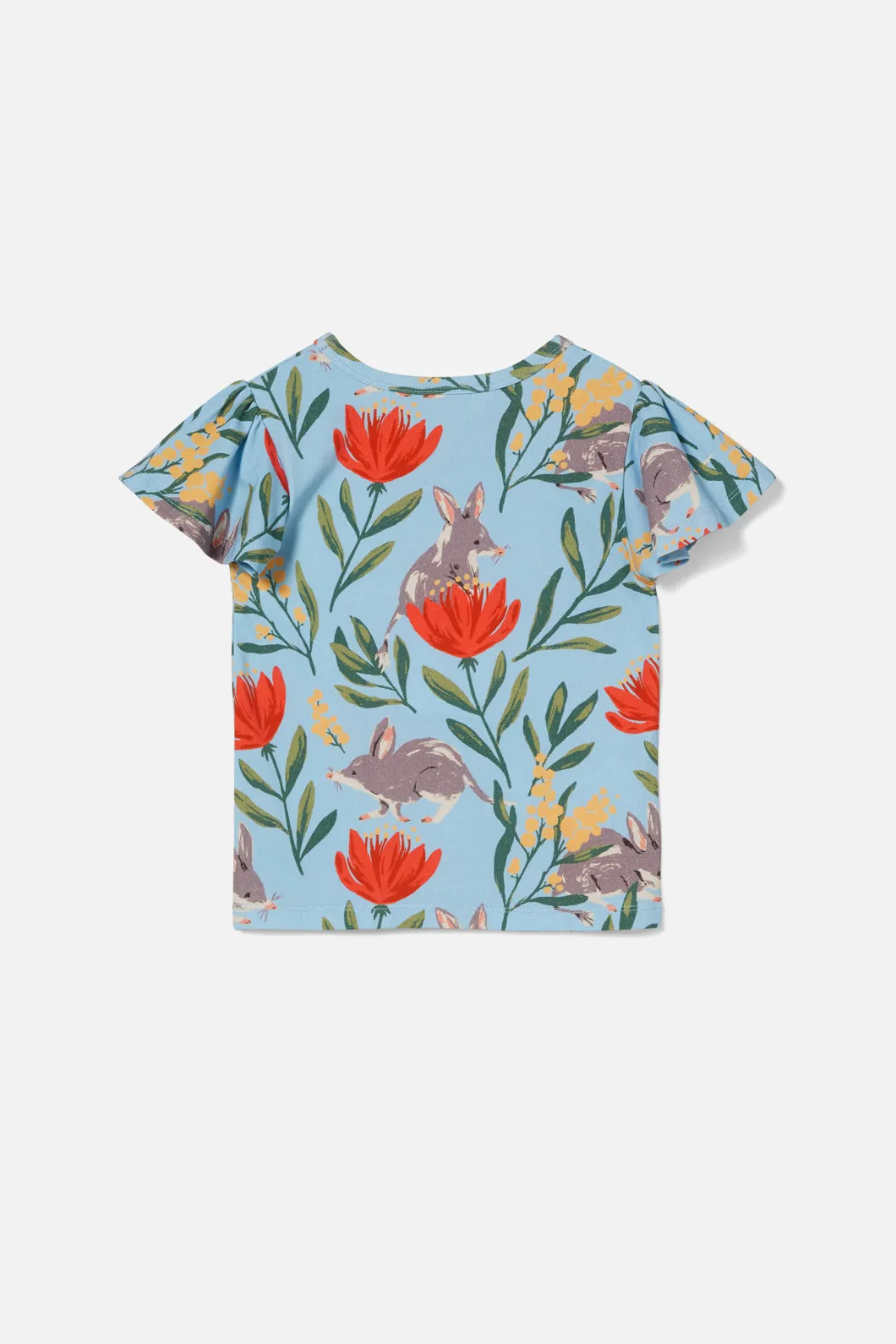 Bilby Kids Short Sleeve Flounce Tee