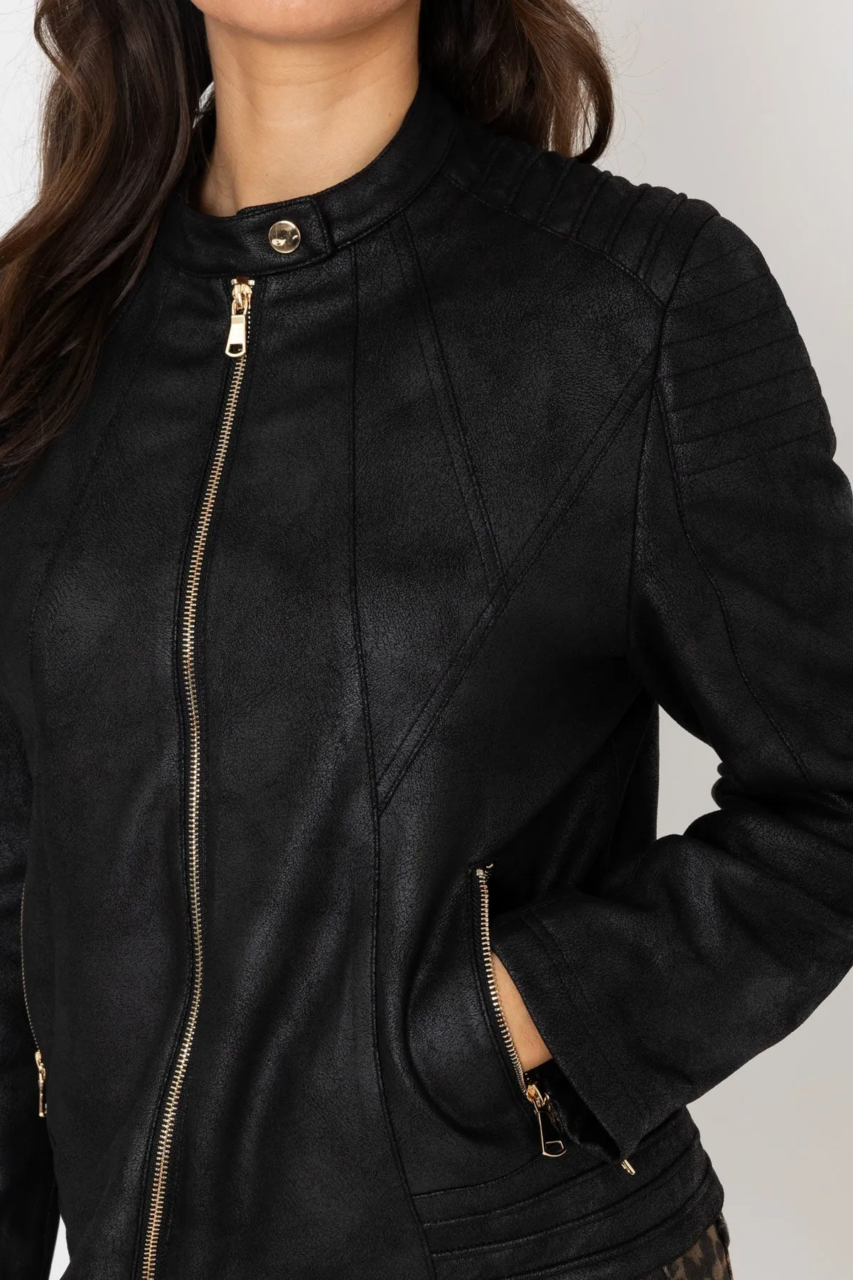 Black Suedette Jacket