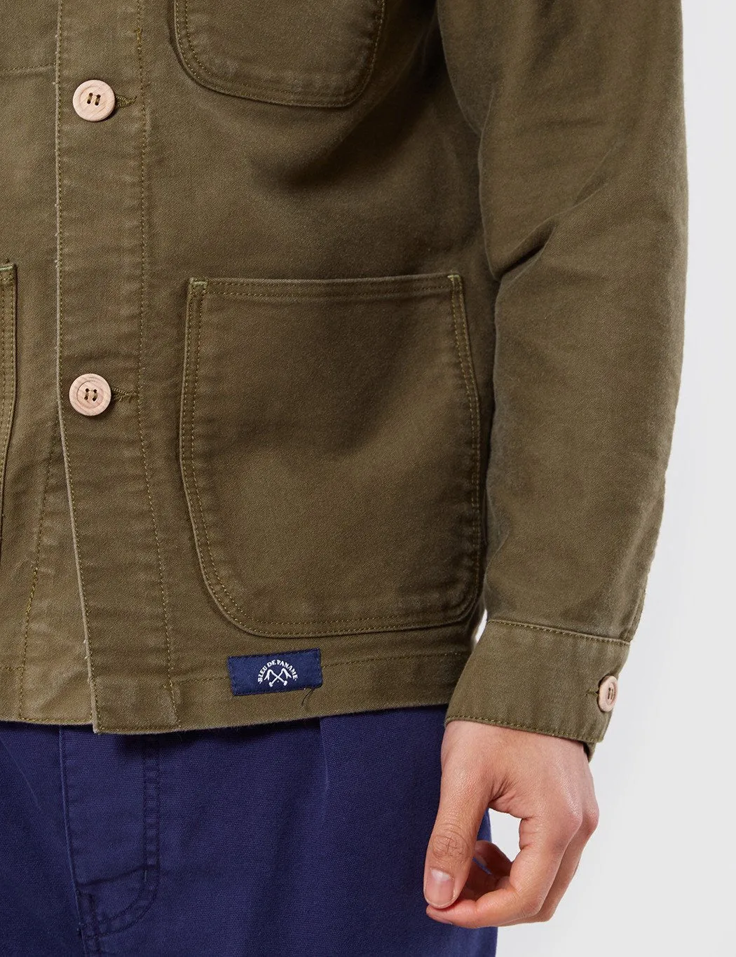 Bleu De Paname Veste De Comptoir Jacket - Military Green