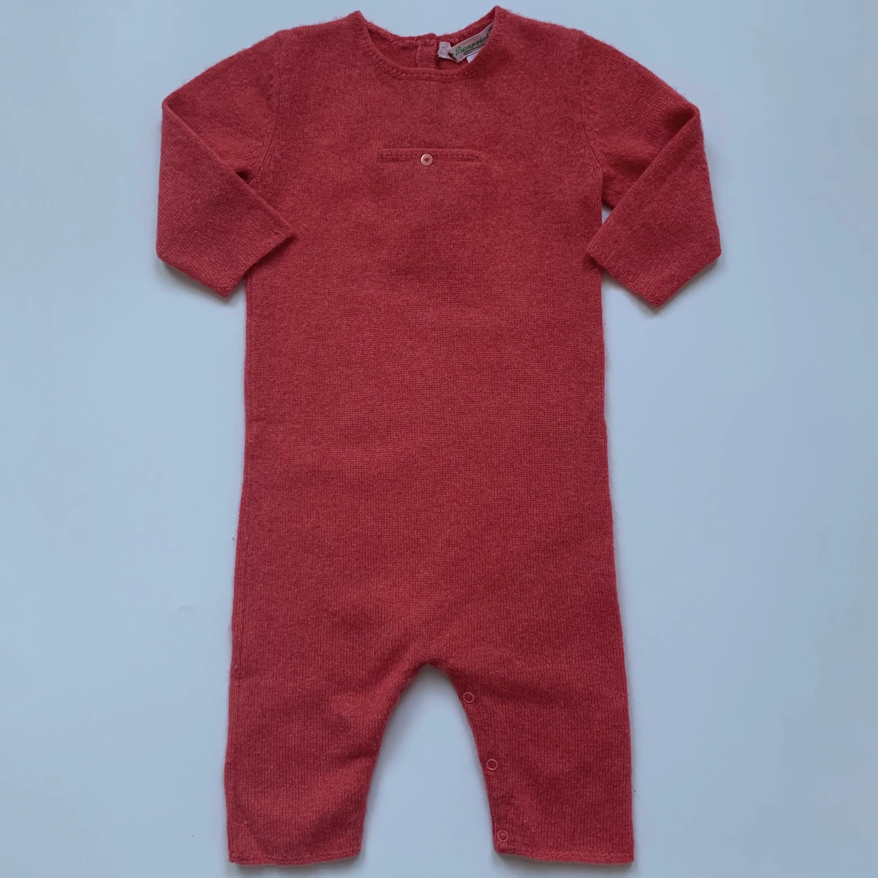 Bonpoint Raspberry Cashmere All-In-One: 6 Months