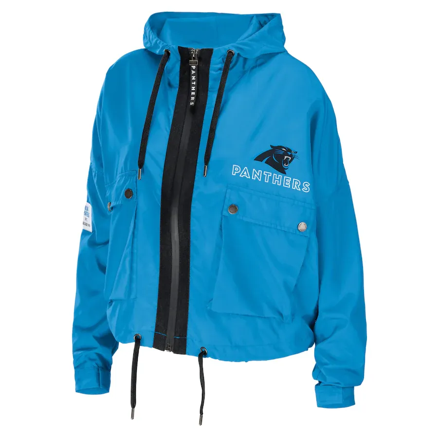 Brinkley Carolina Panthers Blue Hooded Jacket - William Jacket