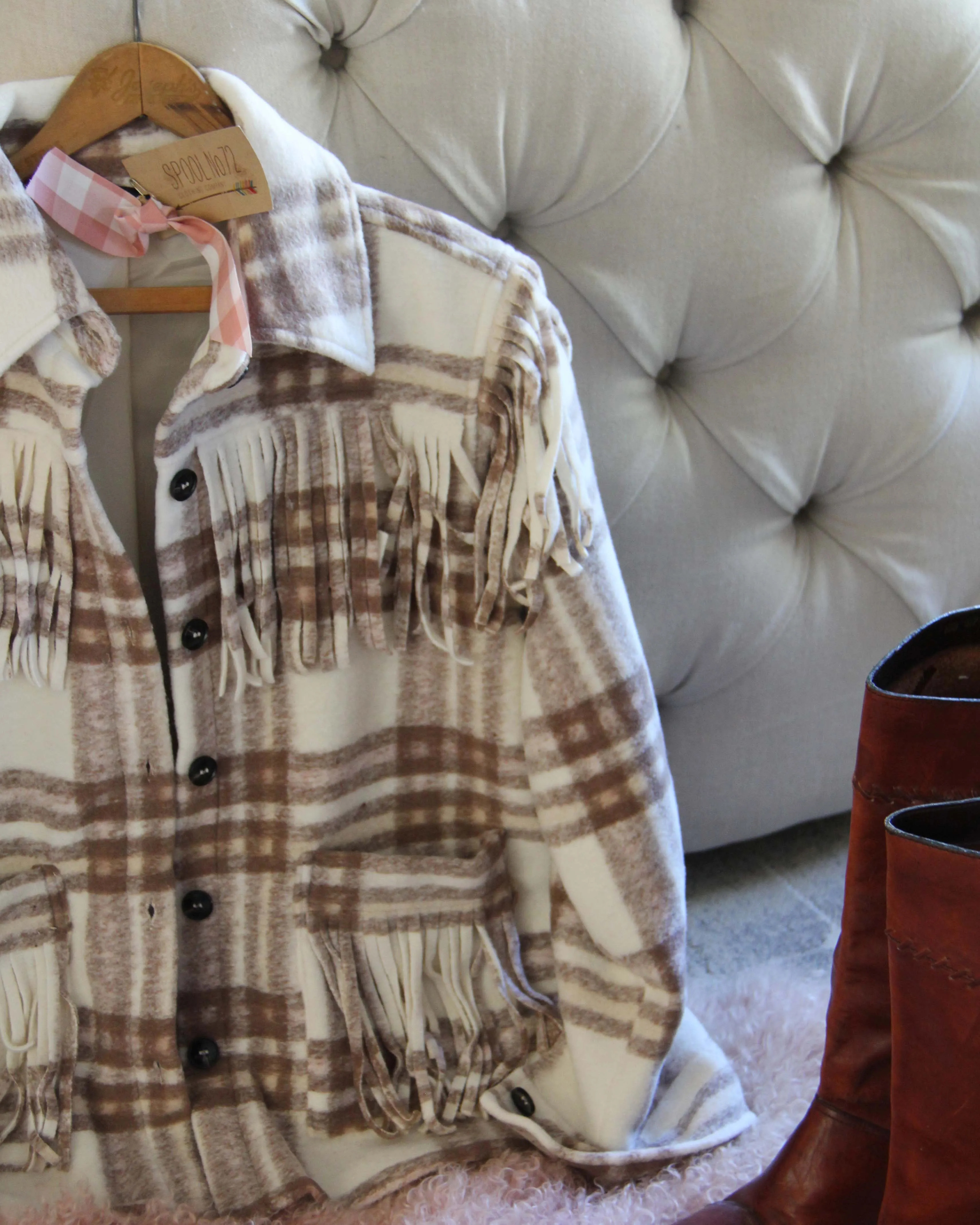 Buckwheat Fringe Coat