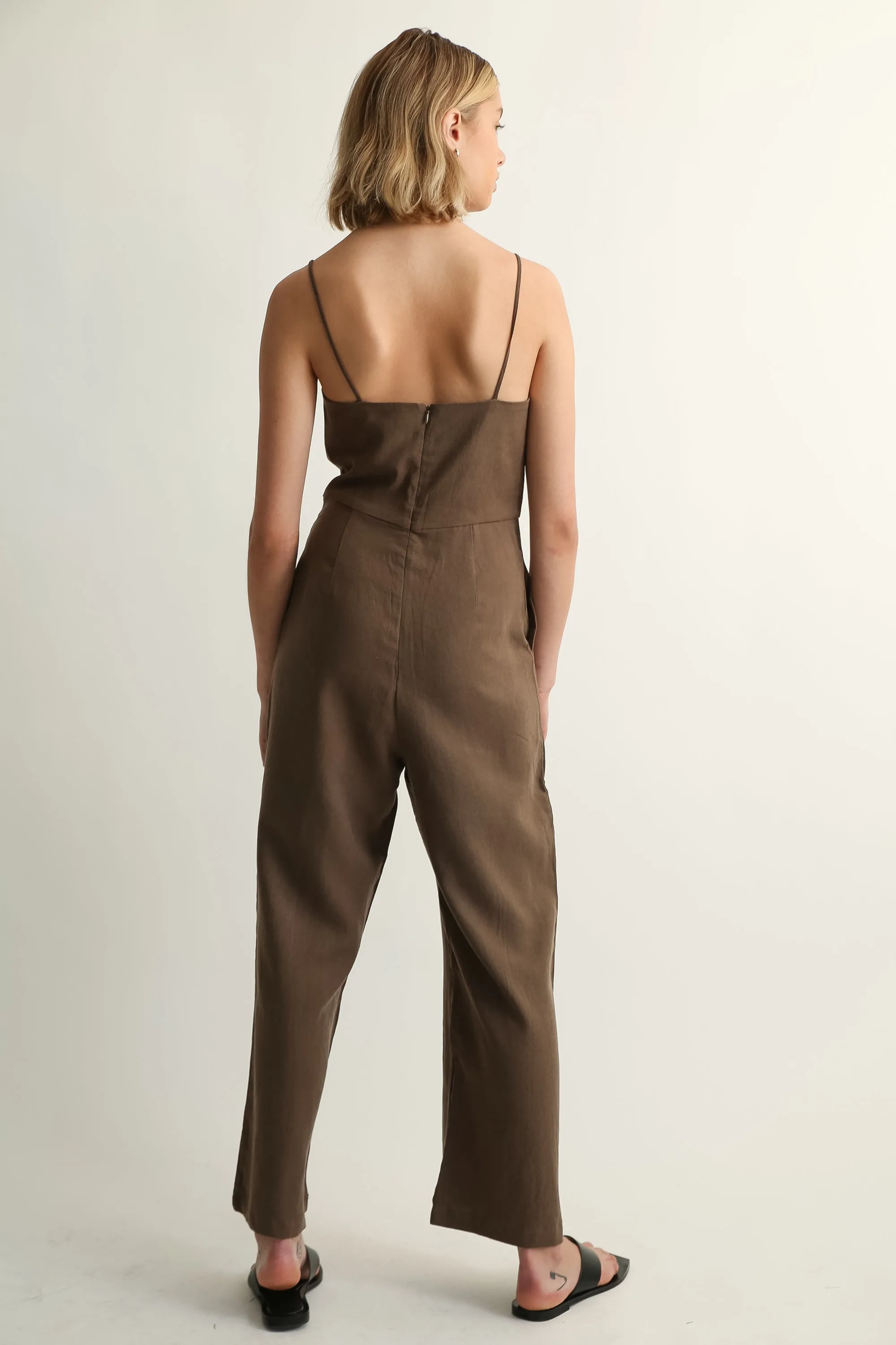 Camisole Linen Jumpsuit