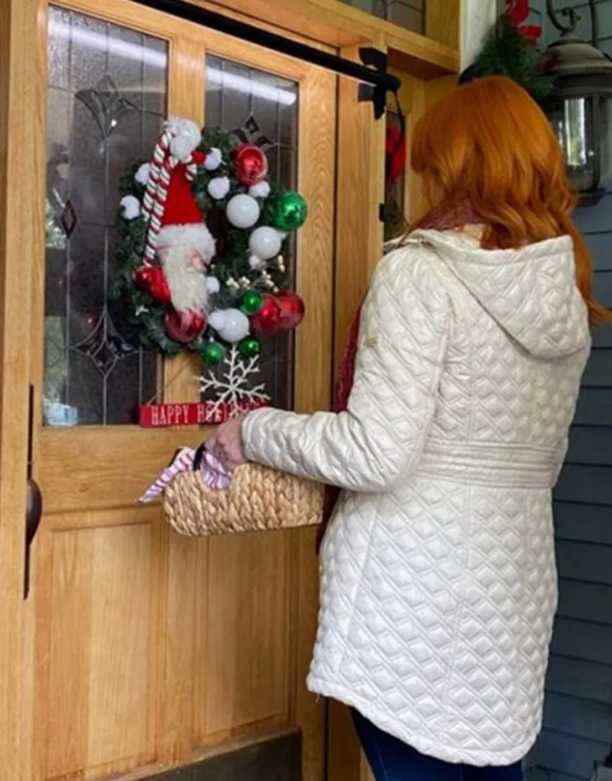 Candy Coated Christmas 2021 Ree Drummond Quilted Jacket | Ujackets