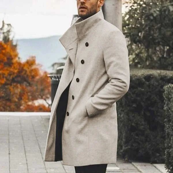 Casual Fashion Trench Coat Men's