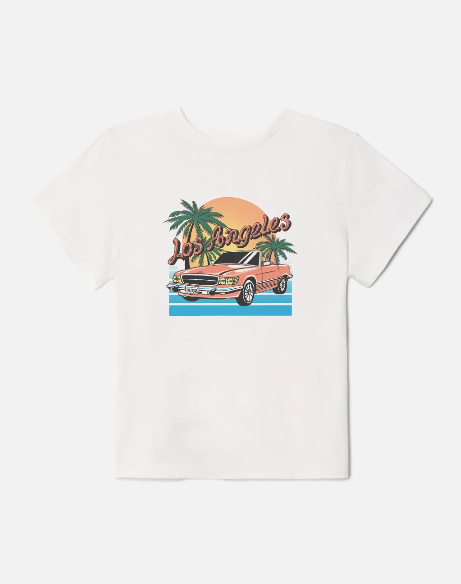 Classic LA Drive Tee  -  Vintage White