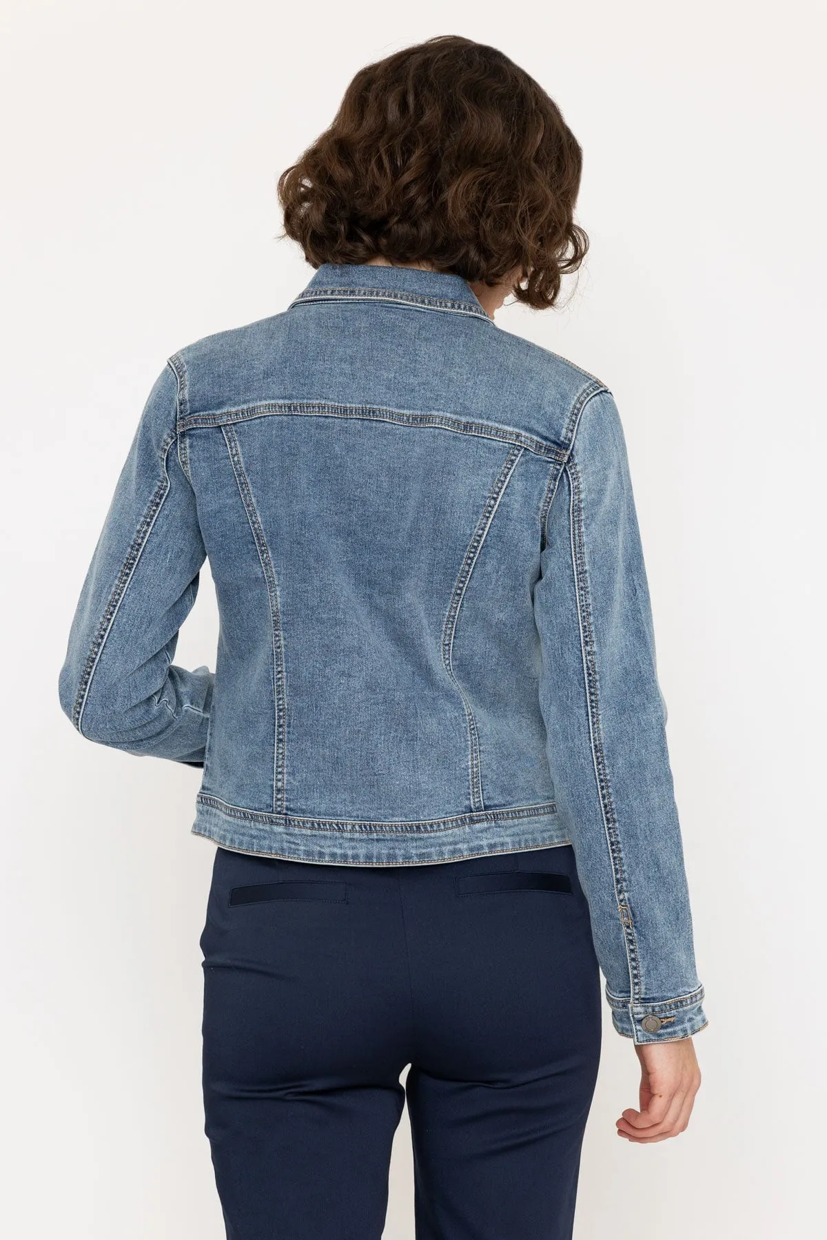 Denim Jacket in Medium Blue