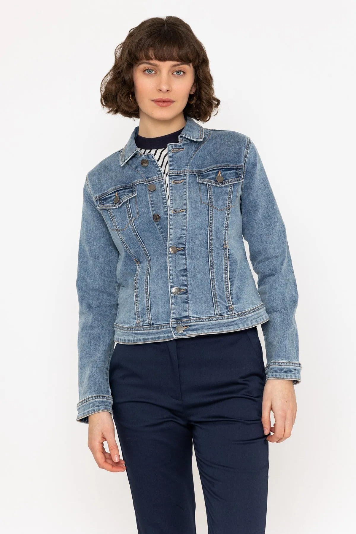 Denim Jacket in Medium Blue