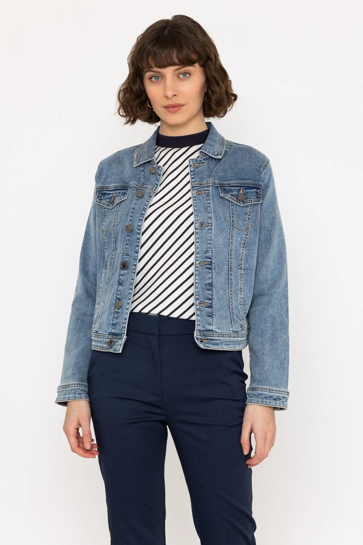 Denim Jacket in Medium Blue