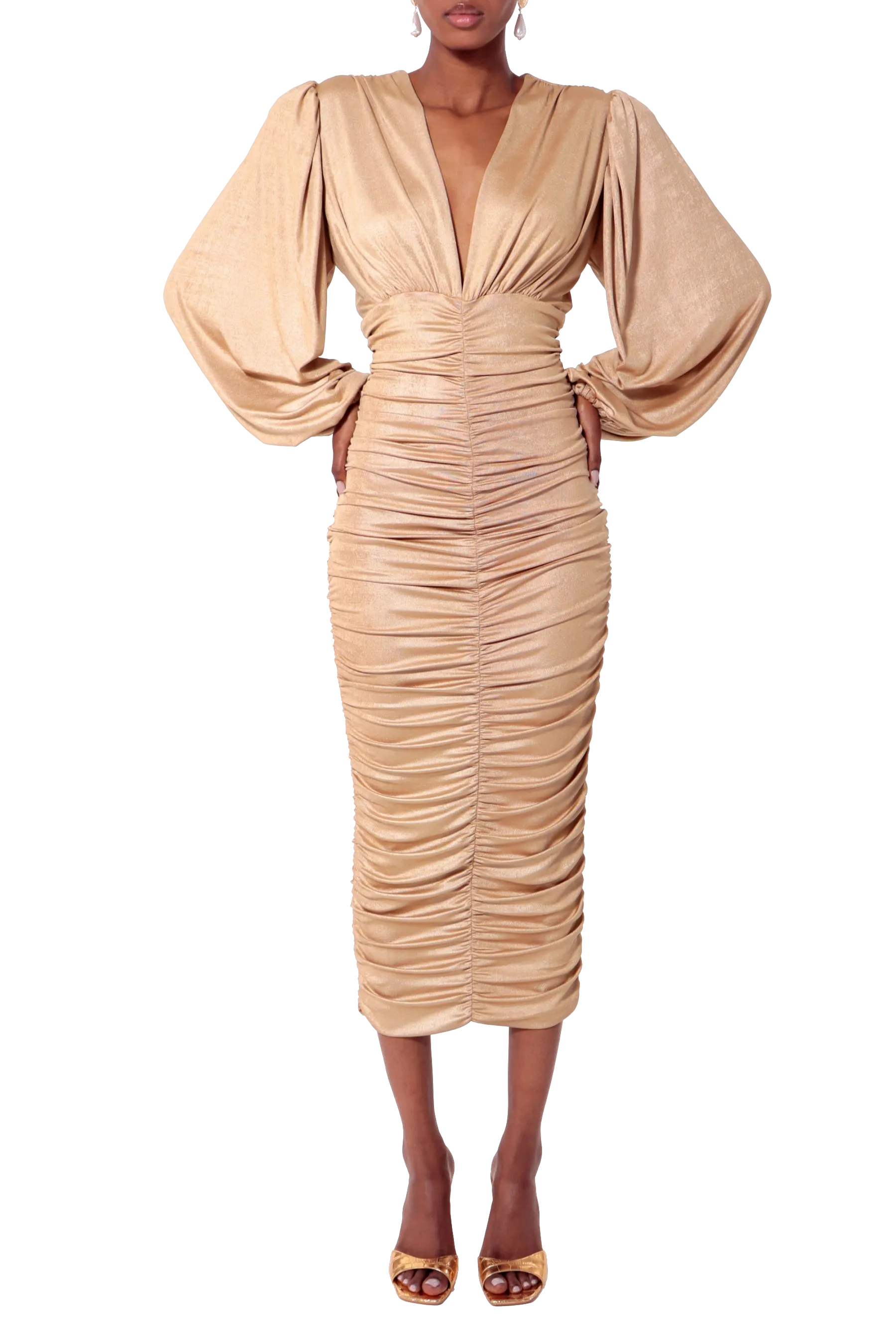 Dress Gloria Gold