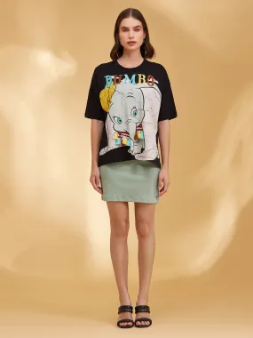 Dumbo  Disney Printed Graphic T-Shirt With Tassels