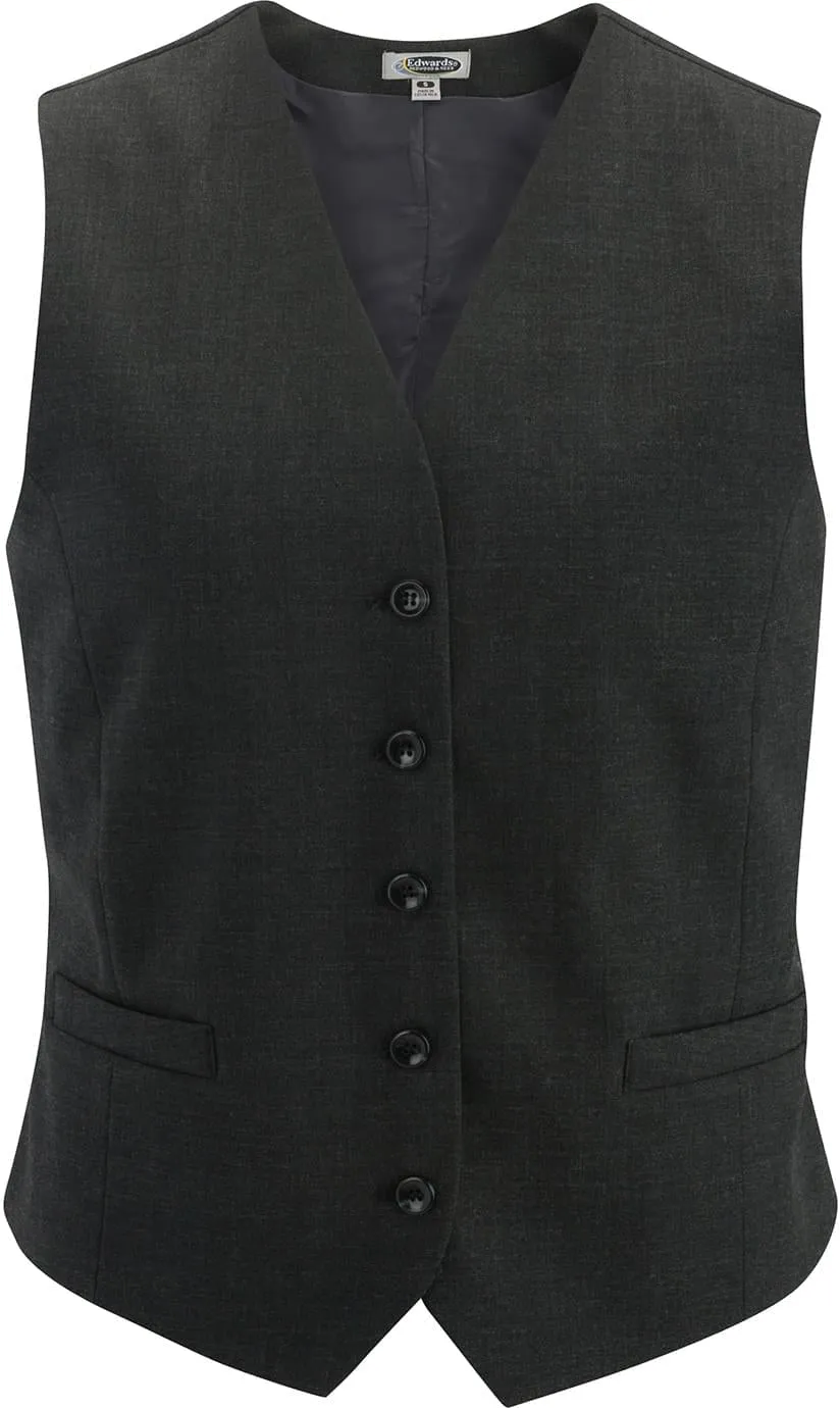 Edwards Ladies High Button Vest