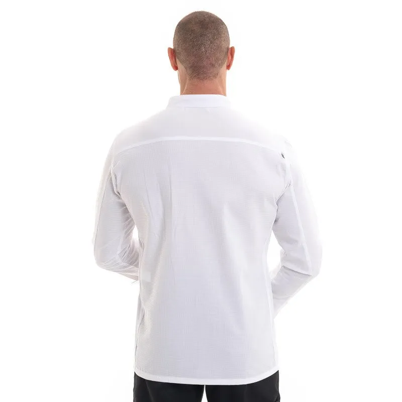 EKOL Men's White Long Sleeve Kitchen Coat - ROBUR