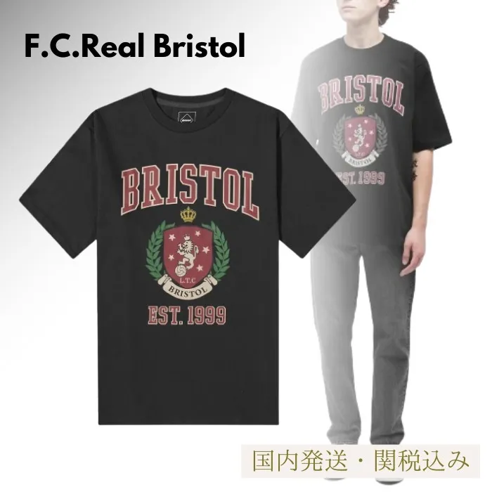 F.C.Real Bristol  |Crew Neck Street Style Other Animal Patterns Cotton