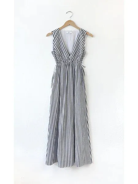 FERBIE STRIPE MIDI DRESS