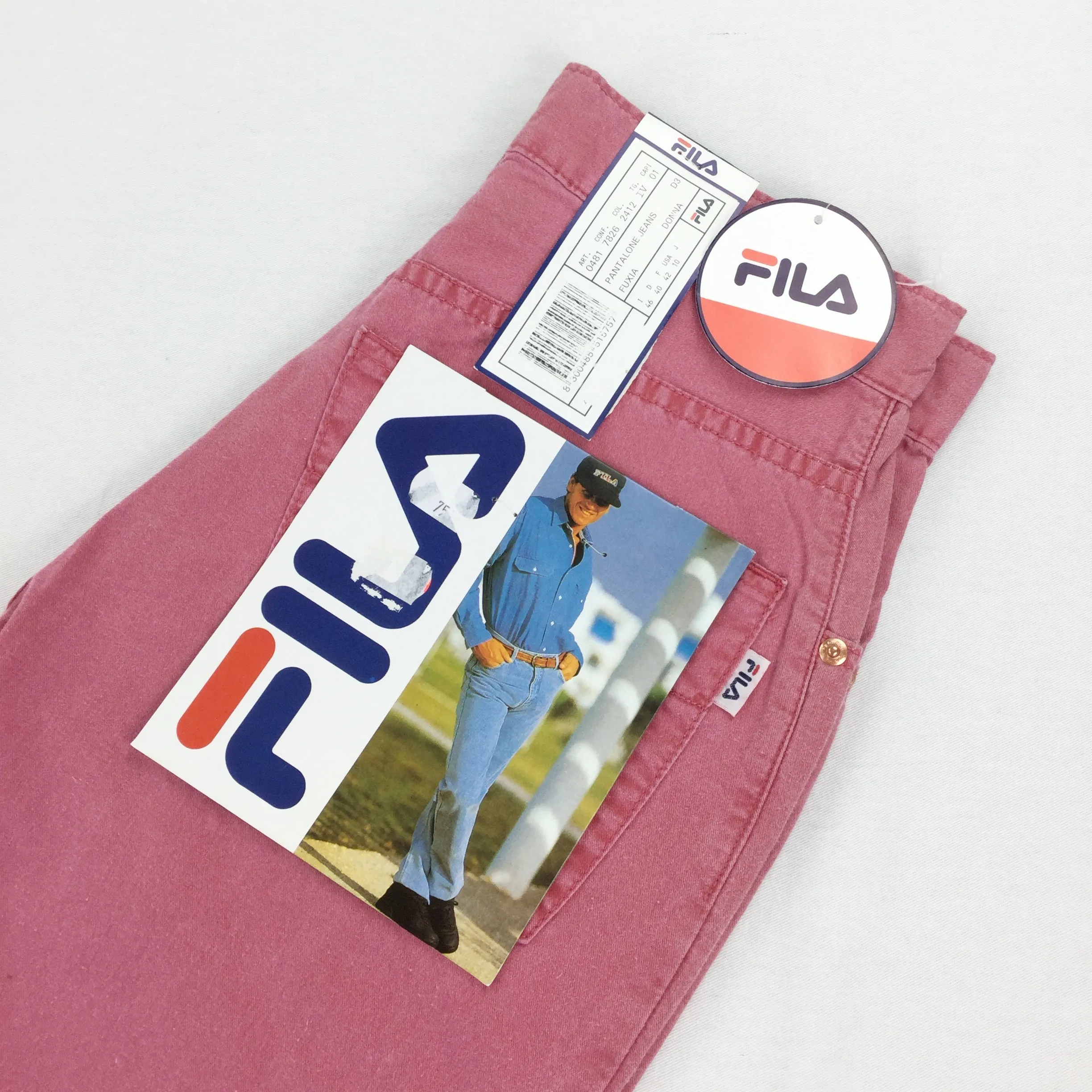 Fila Deadstock Pantalone Jeans - DE36/DE40