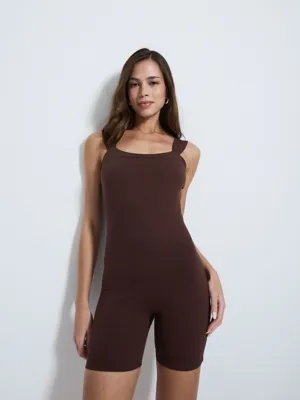 G21 Brown Strappy Jersey Playsuit | Women | George at ASDA