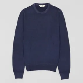 Gran Sasso Stone Washed Merino Crew Neck Pullover