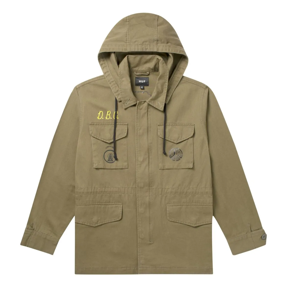 HUF X WOODSTOCK OBJECTOR M65 JACKET // OLIVE