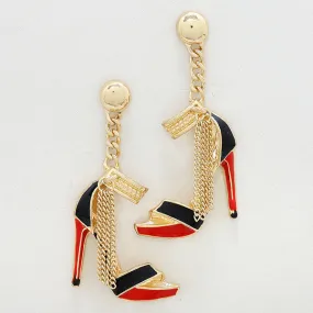 iLLASPARKZ Resin Stiletto Fringe Earrings