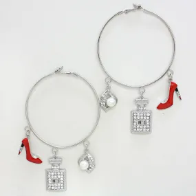 iLLASPARKZ Stiletto Hoop Earrings