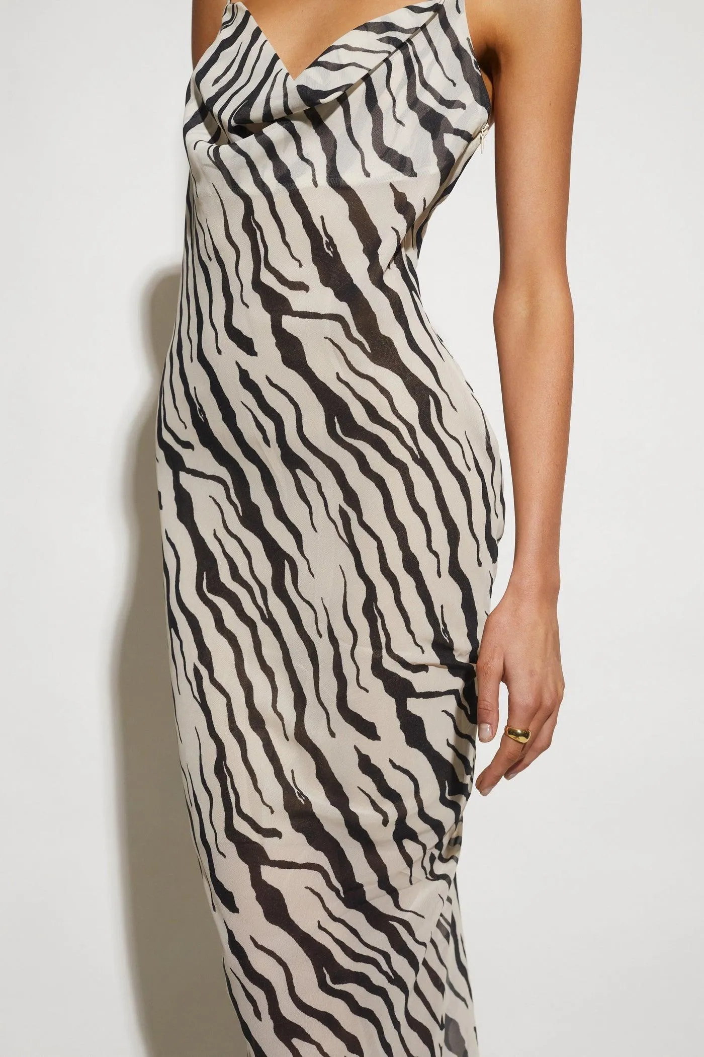 Instinct Dress - Zebra