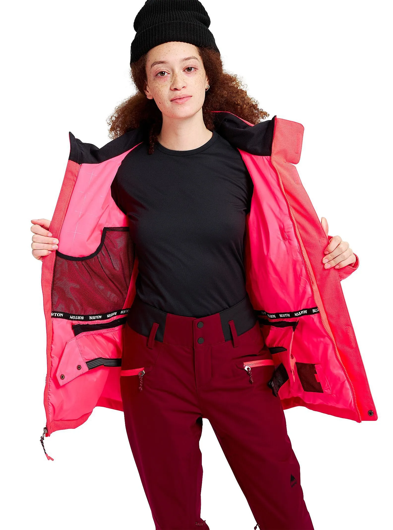 jacket Burton Jet Set - Potent Pink - women´s