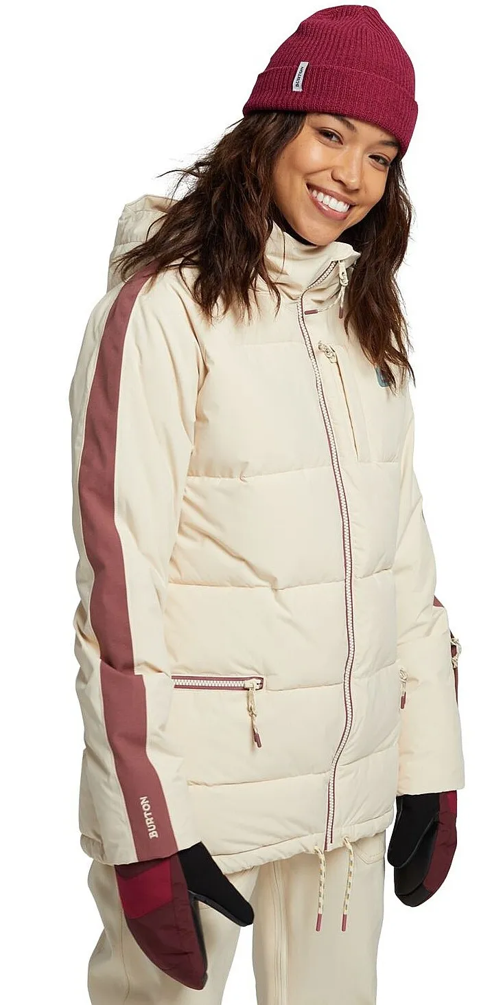 jacket Burton Keelan - Creme Brulee/Rose Brown - women´s