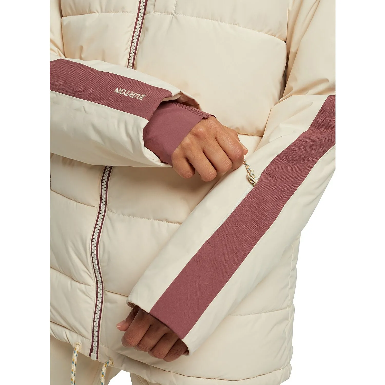 jacket Burton Keelan - Creme Brulee/Rose Brown - women´s