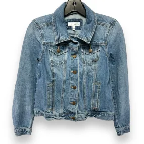 Jacket Denim By Loft In Blue Denim, Size: Petite   Xs