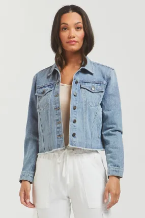 Jeannie Cropped Denim Jacket