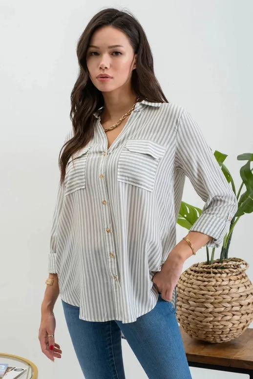 Jolene Roll Cuff Top