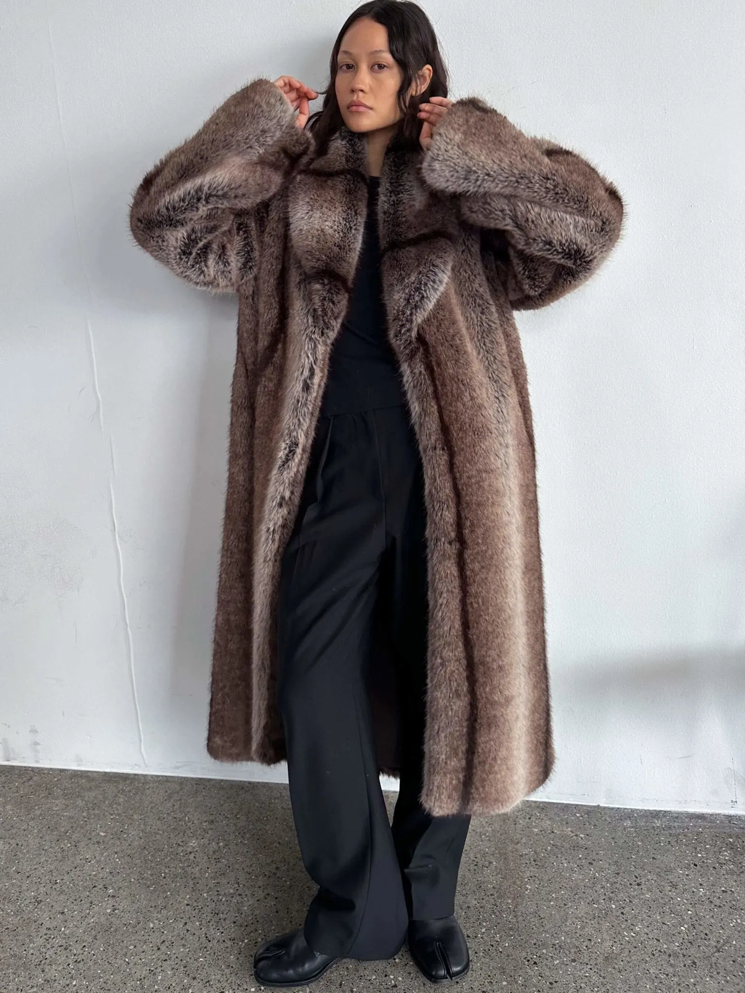 KATHA COAT - BROWN