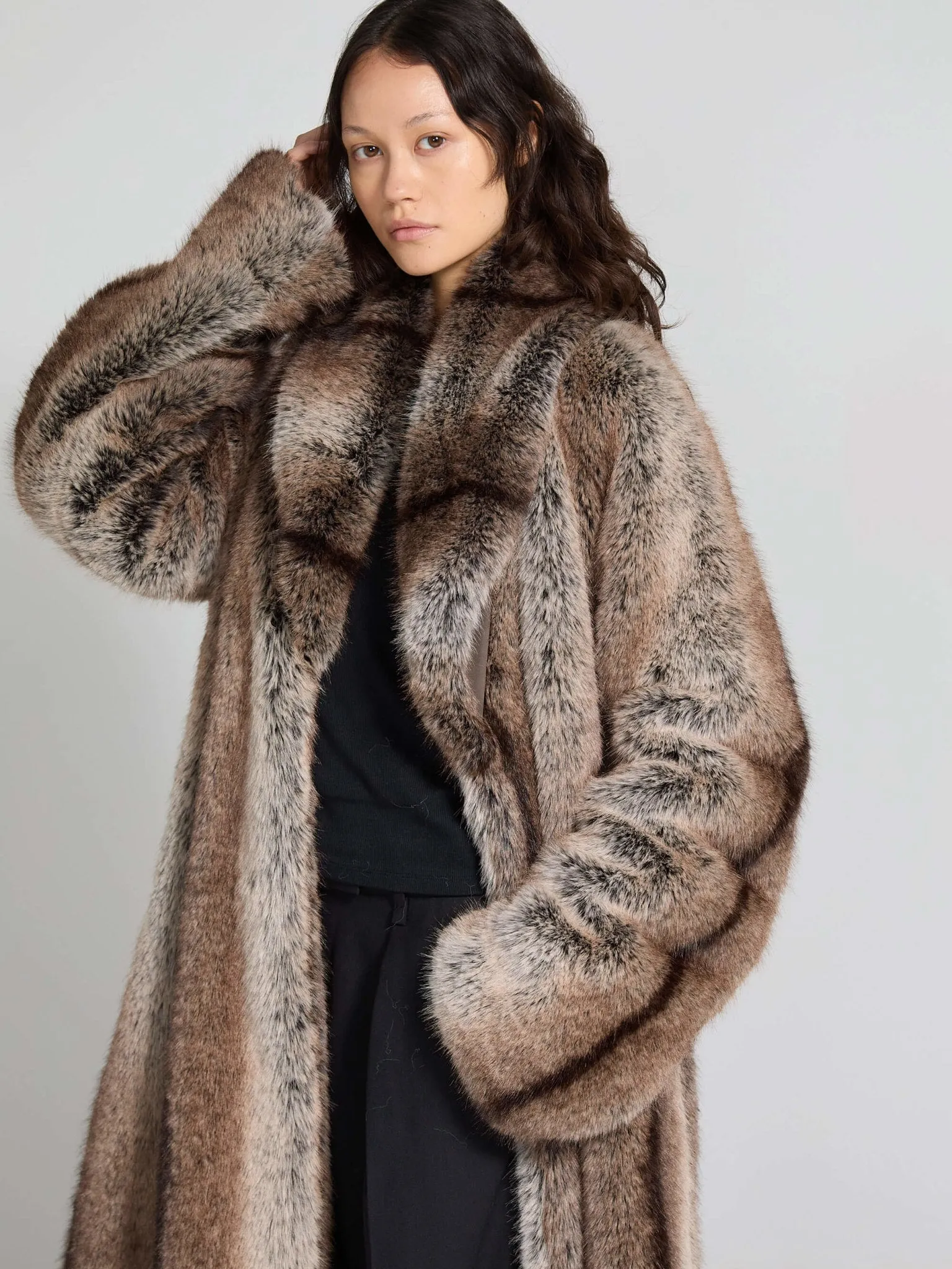 KATHA COAT - BROWN